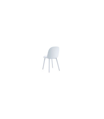 Pack de 4 sillas Happy para salón, cocina o terraza acabado blanco, 80cm(alto) - Foto 4
