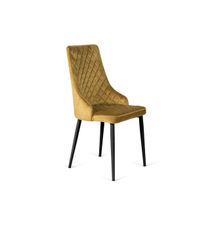 Pack de 4 sillas Imperial velvet dorado. 94 cm (alto) 48 cm (ancho) 57 cm