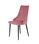Pack de 4 sillas Imperial velvet Rosa 94 cm (alto) 48 cm (ancho) 57 cm (fondo) - Foto 2