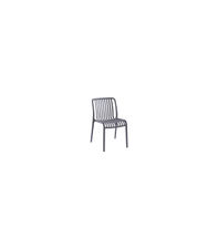 Pack de 4 sillas Ivone para salón, cocina o terraza acabado gris, 80cm(alto)