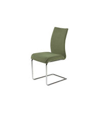 Pack de 4 sillas Luca tapizadas tela color gris claro, 93cm(alto) 42cm(ancho)