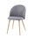 Pack de 4 sillas Md-Alamedilla tapizado en textil gris, 78cm(alto) 51cm(ancho) - 1