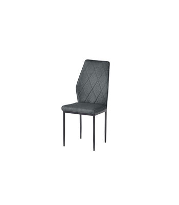 Pack de 4 sillas Md-Ambler tapizadas en tejido gris marengo, 100cm(alto)