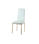 Pack de 4 sillas Md-Galera tapizadas en tejido PU blanco, 93cm(alto) 43cm(ancho) - 1