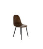 Pack de 4 sillas Md-Hamer tapizadas en textil marrón, 88cm(alto) 54.5cm(ancho)