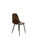 Pack de 4 sillas Md-Hamer tapizadas en textil marrón, 88cm(alto) 54.5cm(ancho) - 1