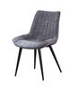 Pack de 4 sillas Md-Orce tapizadas en textil gris, 84cm(alto) 55cm(ancho)