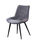 Pack de 4 sillas Md-Orce tapizadas en textil gris, 84cm(alto) 55cm(ancho) - 1