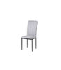 Pack de 4 sillas Md-Trenton tapizadas en tejido blanco, 100cm(alto) 36cm(ancho)