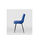 Pack de 4 sillas modelo IRIA tapizadas en terciopelo azul índigo, 44cm(ancho ) - Foto 2