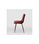 Pack de 4 sillas modelo IRIA tapizadas en terciopelo granate, 44cm(ancho ) - Foto 3