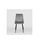 Pack de 4 sillas modelo IRIA tapizadas en terciopelo gris piedra, 44cm(ancho ) - 1