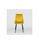Pack de 4 sillas modelo IRIA tapizadas en terciopelo mostaza, 44cm(ancho ) - 1