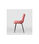 Pack de 4 sillas modelo IRIA tapizadas en terciopelo rosa maquillaje, 44cm(ancho - Foto 2
