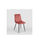 Pack de 4 sillas modelo IRIA tapizadas en terciopelo rosa maquillaje, 44cm(ancho - 1