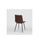 Pack de 4 sillas modelo Ivy tapizadas en microfibra chocolate, 51cm(ancho ) - Foto 3