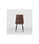 Pack de 4 sillas modelo Ivy tapizadas en microfibra chocolate, 51cm(ancho ) - 1
