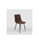 Pack de 4 sillas modelo Ivy tapizadas en microfibra chocolate, 51cm(ancho ) - Foto 5