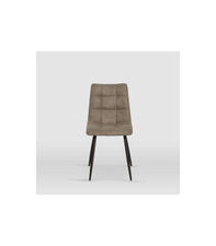 Pack de 4 sillas modelo Ivy tapizadas en microfibra visón, 51cm(ancho )