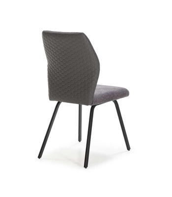 Pack de 4 sillas modelo Paul acabado gris oscuro, 91cm(alto) 57cm(ancho) - Foto 2