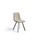 Pack de 4 sillas modelo SAMANTA acabado tela beige y ecopiel marrón, 46 x 54 x - 1