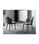 Pack de 4 sillas modelo SARAY acabado tela gris y ecopiel gris oscuro, 49 x 61 x - Foto 3