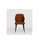 Pack de 4 sillas modelo Triana tapizadas en microfibra avellana, 49cm(ancho ) - 1