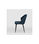 Pack de 4 sillas modelo Triana tapizadas en microfibra azul marengo, 49cm(ancho - Foto 2