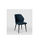 Pack de 4 sillas modelo Triana tapizadas en microfibra azul marengo, 49cm(ancho - Foto 3