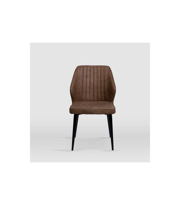 Pack de 4 sillas modelo Triana tapizadas en microfibra visón, 49cm(ancho )