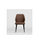 Pack de 4 sillas modelo Triana tapizadas en microfibra visón, 49cm(ancho ) - 1