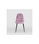 Pack de 4 sillas modelo WEI tapizadas en terciopelo rosa, 45cm(ancho ) - Foto 3