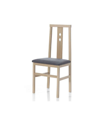 Pack de 4 sillas Motril en madera de haya color cambrian. 95 cm(alto), 41,5