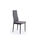 Pack de 4 sillas Niza para Salon o Cocina, tapizado textil gris, 103 cm(alto)45 - 1