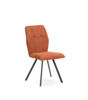 Pack de 4 sillas para cocina o comedor Marcos tapizado textil marrón, 89cm(alto)