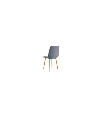 Pack de 4 sillas para cocina o comedor Nails tapizado textil gris/roble, - Foto 4