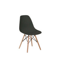 Pack de 4 sillas para cocina o comedor Paris acabado negro, 82 cm(alto)46