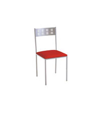 Pack de 4 sillas para salón o cocina acabado rojo, 83 cm(alto)46 cm(ancho)39