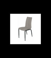 Pack de 4 sillas Ronda tapizadas en beige, 91 cm (alto) 40 cm (ancho) 60 cm