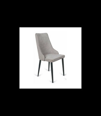 Pack de 4 sillas Royal Beige con patas metálicas acabado negro 94 cm (alto) 48 - Foto 2
