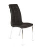 Pack de 4 sillas San Sebastián tapizado en polipiel negro. 42 cm(ancho ) 96