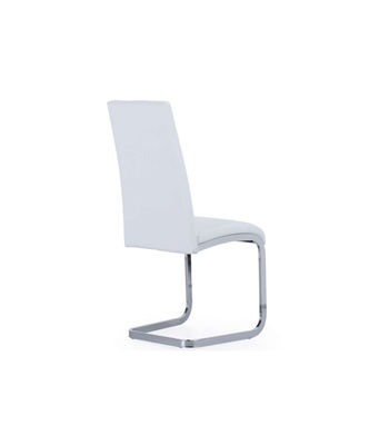 Pack de 4 sillas Smile de comedor tapizada en símil piel blanco, 45 x 51 x 103 - Foto 2
