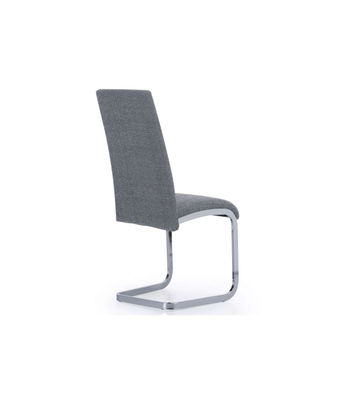 Pack de 4 sillas Smile de comedor tapizadas en tejido gris, 45 x 51 x 103 cm - Foto 2