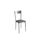 Pack de 4 sillas tapizado en polipiel gris, 86cm(alto) 40cm(ancho) 47cm(largo) - 1