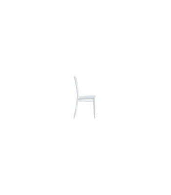Pack de 4 sillas Tiffany para salón, cocina o terraza acabado blanco, - Foto 3