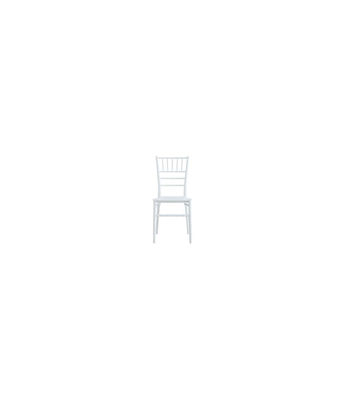 Pack de 4 sillas Tiffany para salón, cocina o terraza acabado blanco, - Foto 2