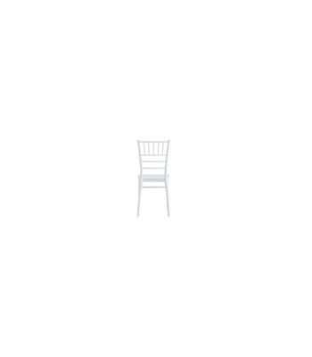 Pack de 4 sillas Tiffany para salón, cocina o terraza acabado blanco, - Foto 4