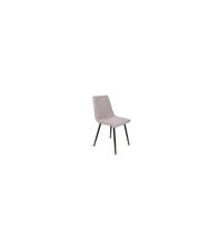 Pack de 4 sillas Valencia tapizadas en tejido rosa palo. 45 cm(ancho ) 86