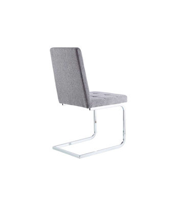 Pack de 4 sillas Vanity para Salon o Cocina, tapizado gris, 93 cm(alto)45 - Foto 2