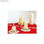 Pack de 4 velas de 6 x 4 cm color marfil - Foto 2